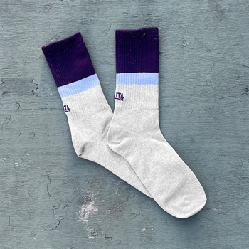 Skarpetki Malita stripe violet